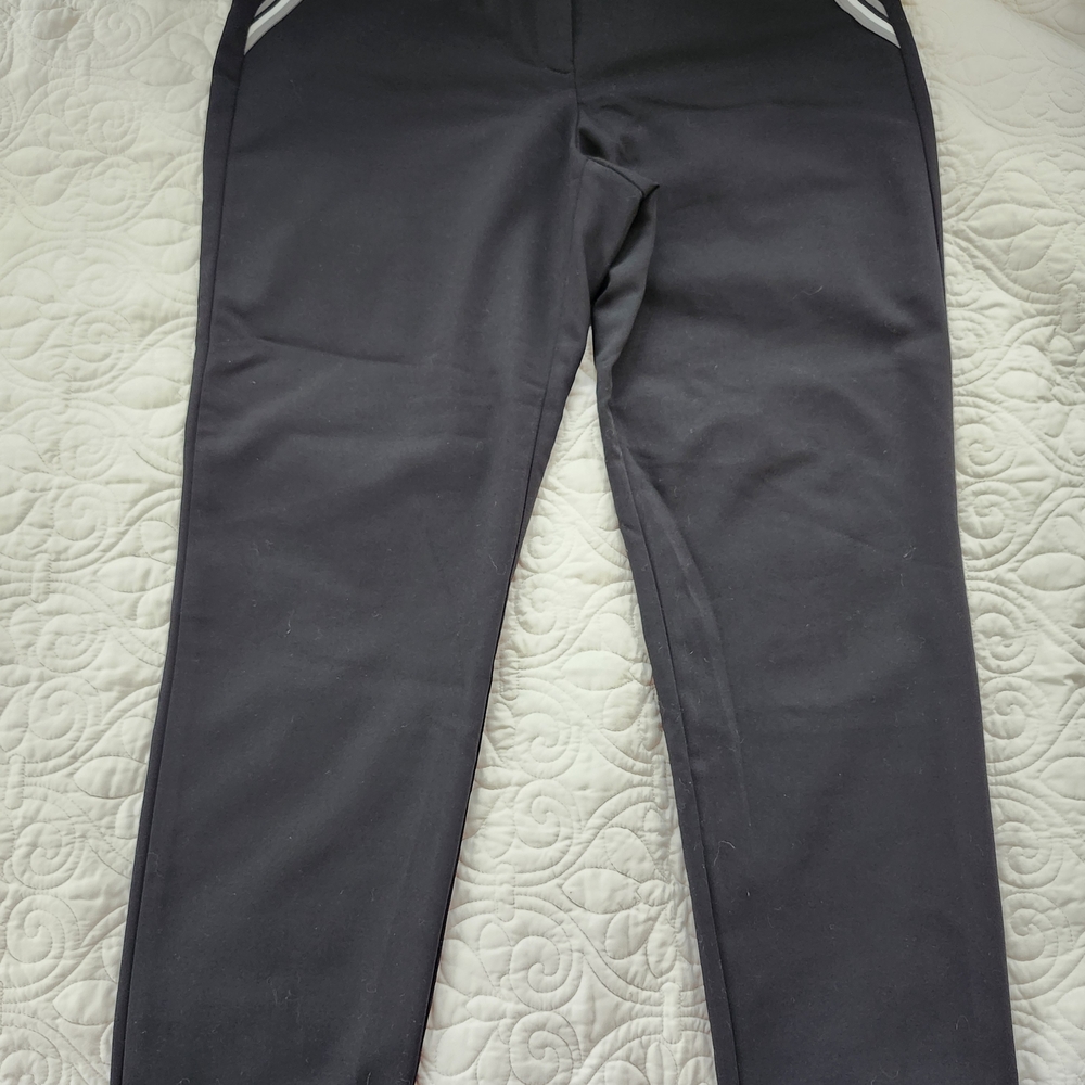 Alfani Black Trousers with White Accents